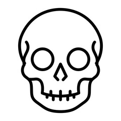 Skull icon vector image. Can be used for Fairytale.