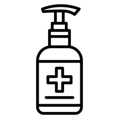 Antiseptic icon vector image. Can be used for Veterinary.