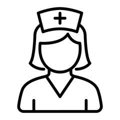 Rehabilitation Nurse icon vector image. Can be used for Nursing.