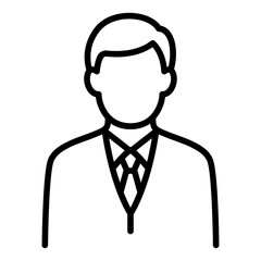 Public Information Officer icon vector image. Can be used for Public Services.