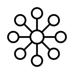 Smart Grid icon vector image. Can be used for Cyberpunk.