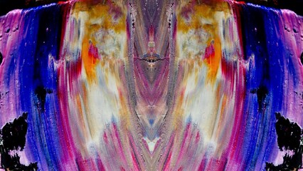 Abstract art background . Hand painting artwork on canvas .