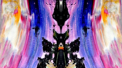 Abstract art background . Hand painting artwork on canvas .