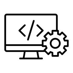 Developer Hub icon vector image. Can be used for Coworking Space.