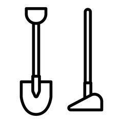 Farm Tools icon vector image. Can be used for Agriculture.