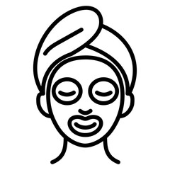 Obraz premium Clay Mask icon vector image. Can be used for Cosmetology.