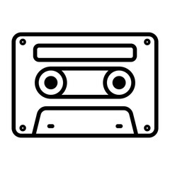 Cassette Tape icon vector image. Can be used for Artist Studio.