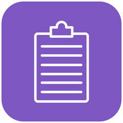Fototapeta premium Vector Design Clipboard Icon Style