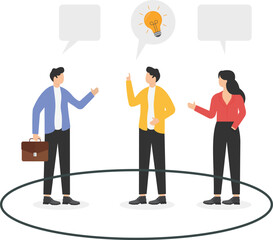 Controlling idea within working framework, determining scope of work for employee concept.
