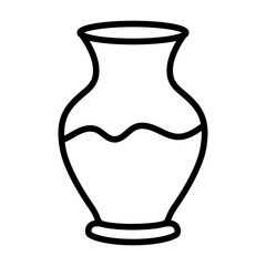 Ceramic Pottery icon vector image. Can be used for Archeology.