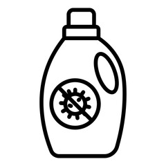 Allergen-Free Detergent icon vector image. Can be used for Laundry.