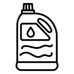 Obraz premium Color-Safe Bleach icon vector image. Can be used for Laundry.