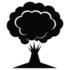 smoke rising vector icon