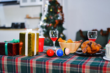 People having fun at Halloween party