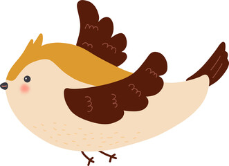 Autumn Bird Illustration