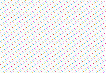 Risograph Style Polkadot Pattern in Retro Textured Abstract Background