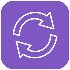 Vector Design Repeat Icon Style