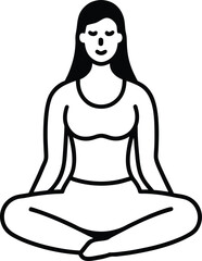 Woman in Lotus Pose, Meditating, Practicing Yoga, Serene, Calm, Peaceful, Mindfulness, Wellness, Health, Relaxation