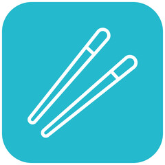 Vector Design Chopsticks Icon Style