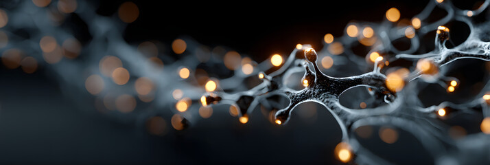 Intricate Neural Network: A detailed visual representation of a neural network, showcasing the complex and interconnected pathways within a single nerve cell.