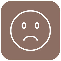 Vector Design Sad Icon Style