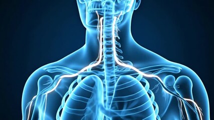 Anatomy Human Medical Imaging Illustration Xray Body Health Science Education System Research Spine