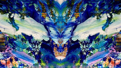 Abstract art background . Hand painting artwork on canvas .