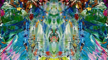 Abstract art background . Hand painting artwork on canvas .