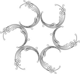 sketch vector illustration silhouette design icon symbol ornament decoration decoration mandala abstract modern classic vintage symmetric