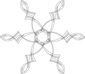 sketch vector illustration silhouette design pattern background mandala abstract classic vintage ethnic traditional