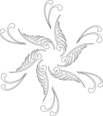 sketch vector illustration silhouette design icon symbol ornament decoration decoration mandala abstract modern classic vintage ethnic symmetric 