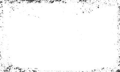 Abstract vintage frame with distressed grunge overlay, Old monochrome texture with grunge frame background