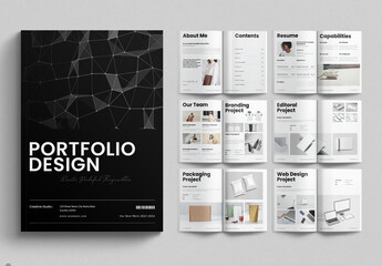 Portfolio Brochure Template Design