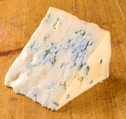 Gorgongzola Stueck, Käse, Italien, isoliert, Blauschimmel, 