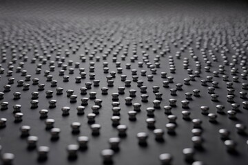 Abstract pattern of many small cylinders