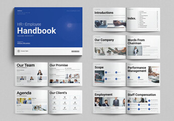 Employee Handbook Template Landscape