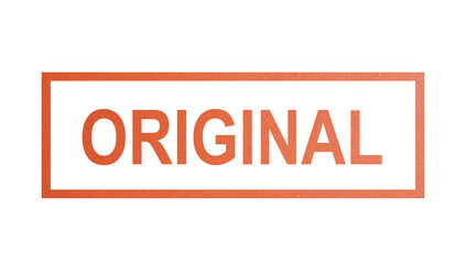 Obraz premium ORIGINAL. stamp with rough texture, rectangular frame.