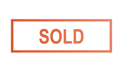 SOLD. stamp with rough texture, rectangular frame.