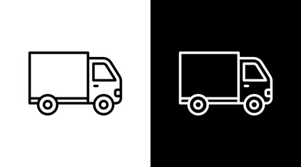 Truck Icon Set Multiple Style Collection