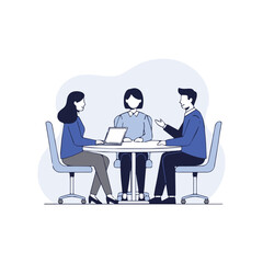 business people working together