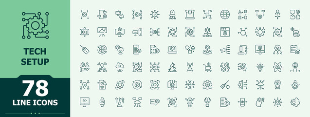Technical related line icon set. Line icons with editable stroke. Contains such icons as guide, assistant, solution. Pictogram and infographic. Assist icon collection.