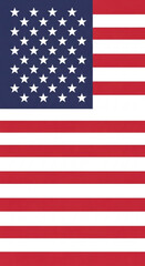 Flat American Flag Vector 2025 – Clean USA Stars and Stripes Illustration, High Resolution, US flag 9.16