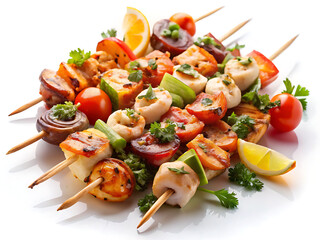 Mixed Seafood Skewers