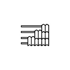 House Roof icon flat vector design.