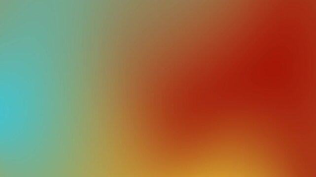 Blurred gradient of teal, orange, and reddishbrown colors. Suitable for website design, social media backgrounds, and marketing collaterals.