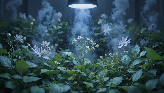 &ldquo;Bioengineered plants that purify air and emit soothing light for mental health therapy.&rdquo;

