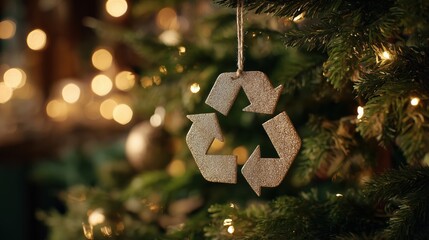 Eco friendly Christmas ornament