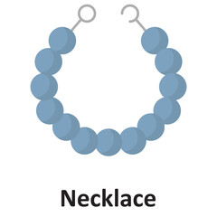 Necklace Vector Icon which can easily modify or edit