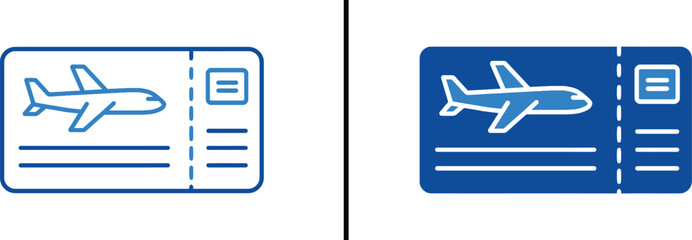 Travel Tickets: A minimalist depiction of two tickets, each representing the gateway to new adventures.