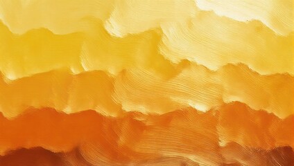 Abstract Watercolor Painting of Warm Hues and Textured Layers.